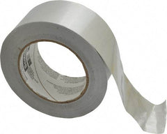 3M - 2" x 50 Yds Silver Foil Tape - 3.6 mil, Rubber Adhesive, Aluminum Foil Backing, 17 Lb/ln Tensile Strength, -10°F to 180°F, Series 3311 - Caliber Tooling