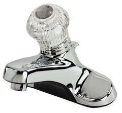 B&K Mueller - Knob Handle, Deck Plate Bathroom Faucet - One Handle, Pop Up Drain, Standard Spout - Caliber Tooling