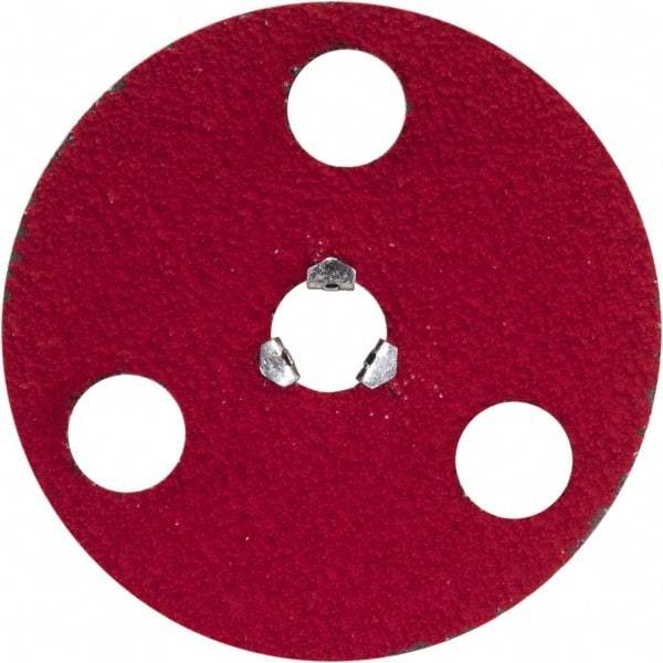 Norton - 7" Diam 5/8-11 Threaded Hole 60 Grit Fiber Disc - Medium Grade, Ceramic Alumina, 8,600 Max RPM - Caliber Tooling