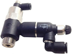 Legris - Speed & Flow Control Valves   Valve Type: Piloted Non-Return w/Flow Regulator & Exhaust    Male Thread Size: 1/4 - Caliber Tooling