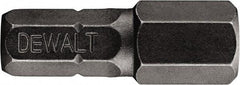 DeWALT - 3/8" Hex Bit - 1/4" Hex Drive, 1" OAL - Caliber Tooling