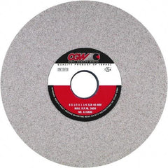 Camel Grinding Wheels - 12" Diam x 5" Hole x 1" Thick, J Hardness, 60 Grit Surface Grinding Wheel - Aluminum Oxide, Type 1, Medium Grade, Vitrified Bond, No Recess - Caliber Tooling