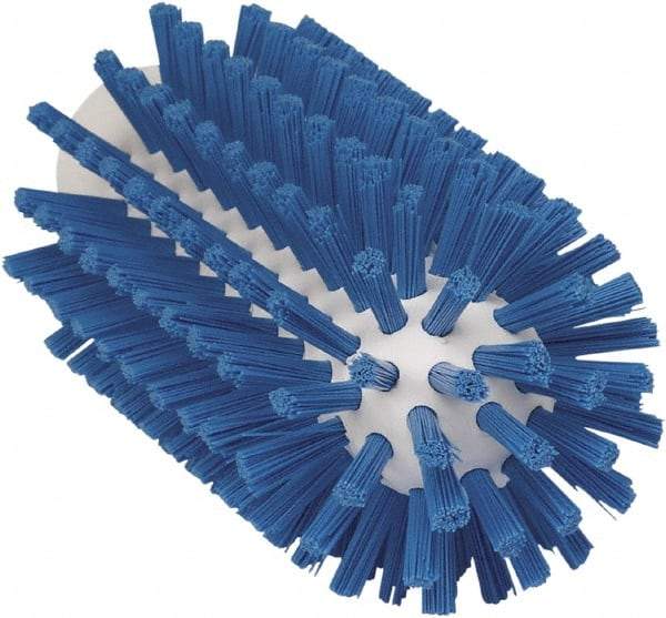 Vikan - 2-1/2" Diam Polyester Tube Brush - 6" OAL, 5-1/4" Head Length, Polypropylene Handle - Caliber Tooling