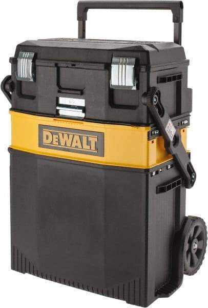 DeWALT - 29" Wide x 27" High x 21" Deep, Tool Cart - 90 Lb Capacity, Black - Caliber Tooling