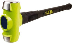 Wilton - 6 Lb Head, 36" Long Sledge Hammer - Steel Head, Steel Handle with Grip - Caliber Tooling