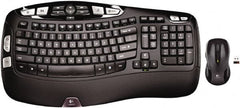 Logitech - Black Keyboard/Mouse - Use with Windows XP, Vista, 7, 8 - Caliber Tooling