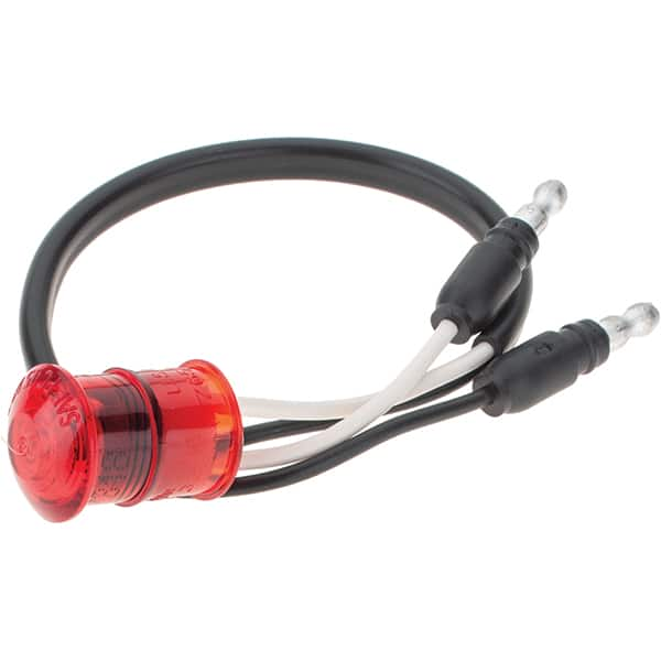 Truck-Lite - 3/4" Long, Red LED Marker Clearance - 12 Volts - Caliber Tooling