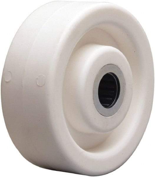 Hamilton - 4 Inch Diameter x 1-1/2 Inch Wide, Polyolefin Caster Wheel - 400 Lb. Capacity, 1-5/8 Inch Hub Length, 1/2 Inch Axle Diameter, Straight Roller Bearing - Caliber Tooling