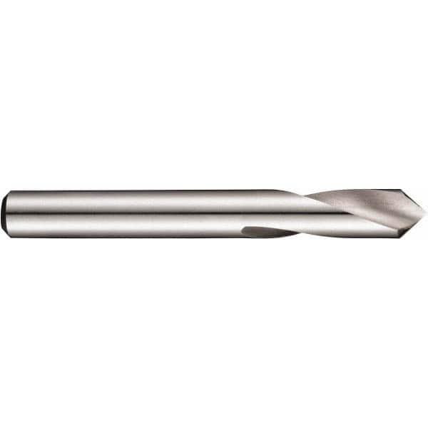 120° 10mm Diam 89mm OAL 2-Flute High Speed Steel Spotting Drill Bright/Uncoated, 35mm Flute Length, 10mm Shank Diam, RH Cut, Series A122