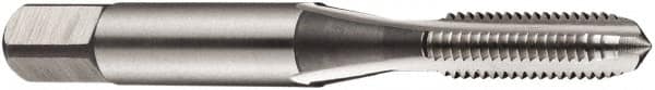 DORMER - M5x0.80 Metric Coarse, 3 Flute, Bottoming, Plug & Taper, Bright Finish, High Speed Steel Tap Set - Left Hand Cut, 50mm OAL, 6H Class of Fit, Series E101 - Caliber Tooling