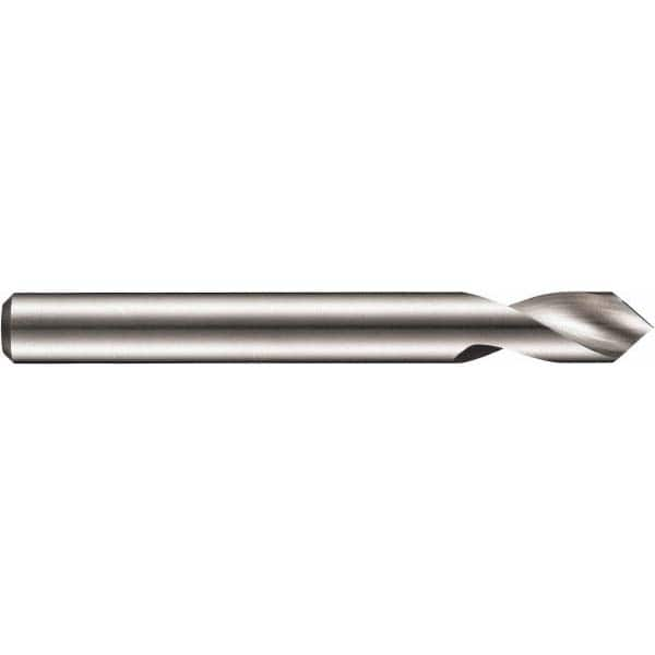 DORMER - 6mm Body Diam, 90°, 66mm OAL, Solid Carbide Spotting Drill - Caliber Tooling