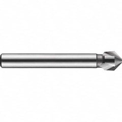 DORMER - 6mm Shank Diam, 3 Flute 90° Solid Carbide Countersink - Caliber Tooling