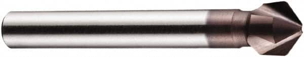 DORMER - 10mm Shank Diam, 3 Flute 100° High Speed Steel Countersink - Caliber Tooling