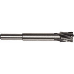 Union Butterfield - 1/4" Shank, Diam, 4 Flutes, Straight Shank, Interchangeable Pilot Counterbore - Caliber Tooling