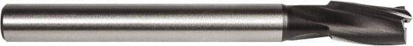 Union Butterfield - 1/4" Diam, 15/64" Shank, Diam, 3 Flutes, Straight Shank, Interchangeable Pilot Counterbore - 3-13/16" OAL, 3/4" Flute Length, Bright Finish, High Speed Steel, Aircraft Style - Caliber Tooling