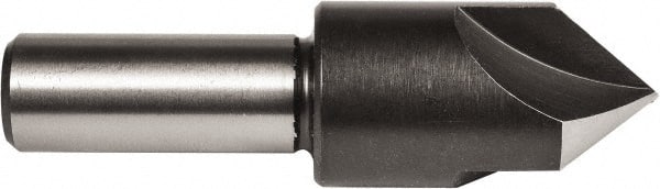 Union Butterfield - 1/4" Head Diam, 3/16" Shank Diam, 3 Flute 100° High Speed Steel Countersink - Caliber Tooling