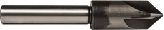 Union Butterfield - 7/8" Head Diam, 1/2" Shank Diam, 4 Flute 82° High Speed Steel Countersink - Caliber Tooling