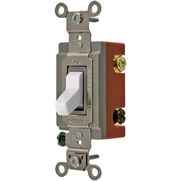 Hubbell Wiring Device-Kellems - Toggle Switches Switch Type: Extra Heavy Duty Switch Sequence: Off-On - Caliber Tooling