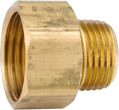 ANDERSON METALS - 3/4 FGHT & 1/2 MPT Garden Hose Female x MIP - Lead Free Brass, Female Hose to Male Pipe Connector - Caliber Tooling