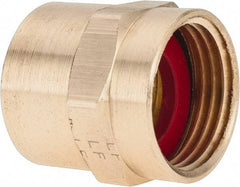 ANDERSON METALS - 3/4 FGHT & 3/4 FPT Garden Hose Female x FIP - Lead Free Brass, Female Hose to Female Pipe Connector - Caliber Tooling