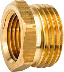 ANDERSON METALS - 3/4 MGHT & 3/8 NPT Garden Hose Male x FIP - Lead Free Brass, Male Hose to Female Pipe Connector - Caliber Tooling