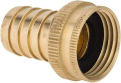 ANDERSON METALS - 3/4 GHT Garden Hose Barb x Female Swivel - Lead Free Brass, Female Hose to Barb Connector - Caliber Tooling