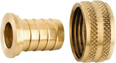 ANDERSON METALS - 3/4 GHT Garden Hose Barb x Female Swivel - Lead Free Brass, Female Hose to Barb Connector - Caliber Tooling