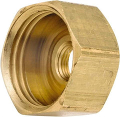 ANDERSON METALS - 3/4 FGHT & 1/8 FPT Garden Hose Female x FIP - Lead Free Brass, Female Hose to Female Pipe Connector - Caliber Tooling