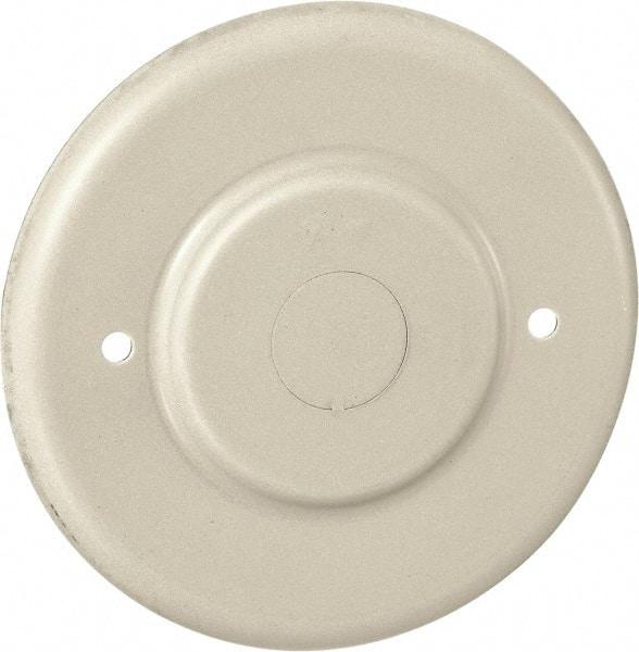 Hubbell Wiring Device-Kellems - 4.19 Inch Wide x 0.38 Inch High, Round Raceway Cover - Ivory, For Use with HBL500 Series Raceways and HBL750 Series Raceways - Caliber Tooling