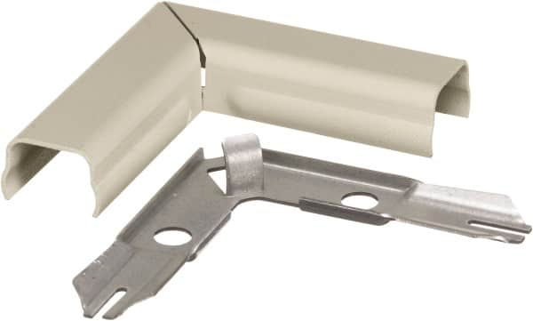 Hubbell Wiring Device-Kellems - 2.68 Inch Long x 0.61 Inch Wide x 2.68 Inch High, Raceway Elbow End - 90°, Ivory, For Use with HBL500 Series Raceways and HBL750 Series Raceways - Caliber Tooling