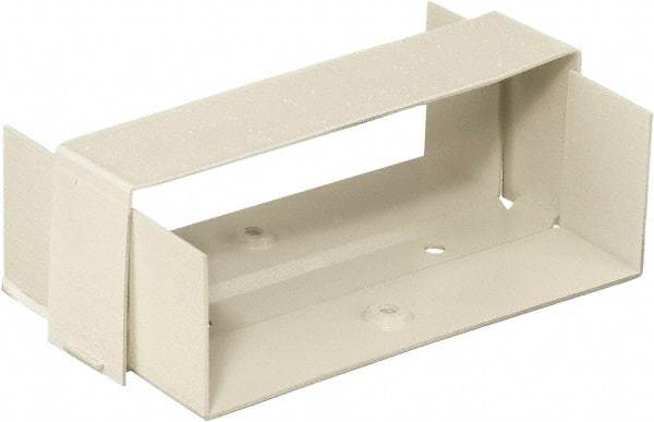 Hubbell Wiring Device-Kellems - 5.02 Inch Long x 2.79 Inch Wide, Rectangular Raceway Fitting - Ivory, For Use with HBL4750 Series Raceways - Caliber Tooling