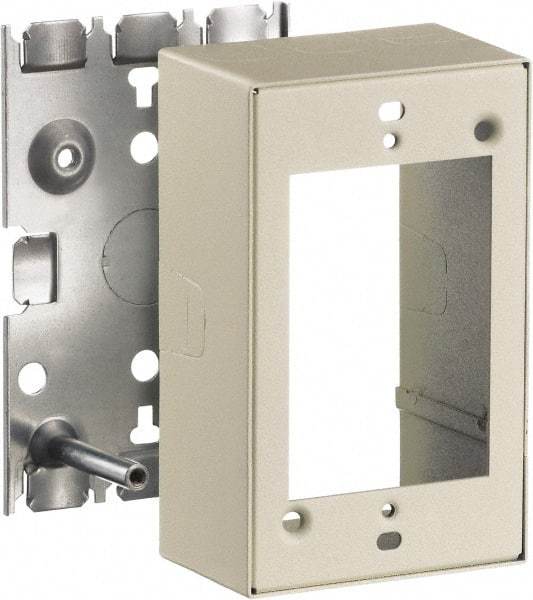 Hubbell Wiring Device-Kellems - 3-1/4 Inch Long x 2.44 Inch Wide x 4.9 Inch High, Rectangular Raceway Box - White, For Use with Nonmetallic PlugTrak Raceways, PL1 LANTrak, PP1 PremiseTrak and PW2 WallTrak Latching Raceways - Caliber Tooling