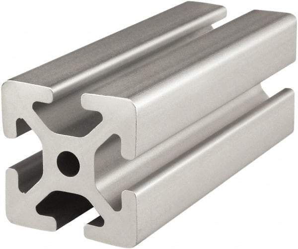 80/20 Inc. - 4 Meters Long x 40 mm Wide x 40 mm Deep, T-Slotted Aluminum Extrusion - Clear Anodized Finish - Caliber Tooling