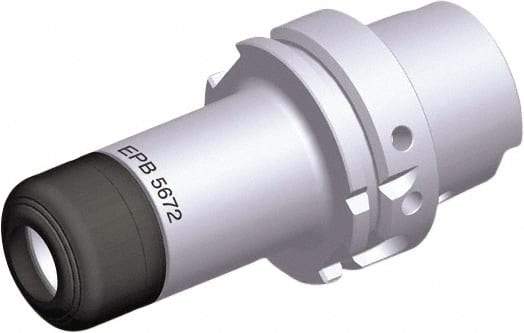 Seco - 2mm to 16mm Capacity, 5.118" Projection, HSK63A Hollow Taper, ER25 Collet Chuck - 6.378" OAL - Exact Industrial Supply