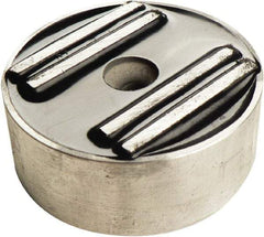 Mag-Mate - 2" Wide x 1" Thick, Center Mount Neodymium Rare Earth Fixture Magnet - 60 Lb Average Holding Capacity, 120 Lb Max Holding Capacity, Aluminum Housing - Caliber Tooling