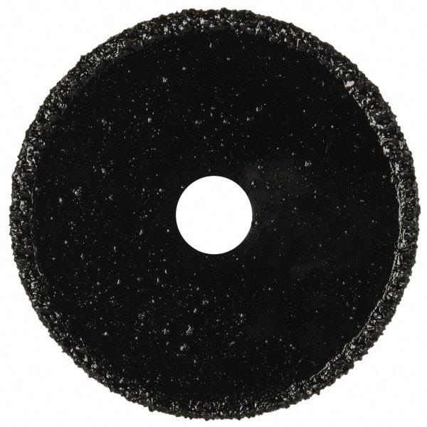 Disston - 2-1/2" Diam, 7/16" Arbor Hole Diam, Wet & Dry Cut Saw Blade - Tungsten Carbide-Tipped, Smooth Action, Standard Round Arbor - Caliber Tooling