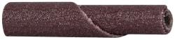 3M - 1/4" Max Roll Diam x 1-1/2" OAL, 120 Grit Aluminum Oxide Straight Cartridge Roll - 1/8" Pilot Hole Diam, Fine Grade, X Weighted Cloth Backing, 24,000 Max RPM - Caliber Tooling