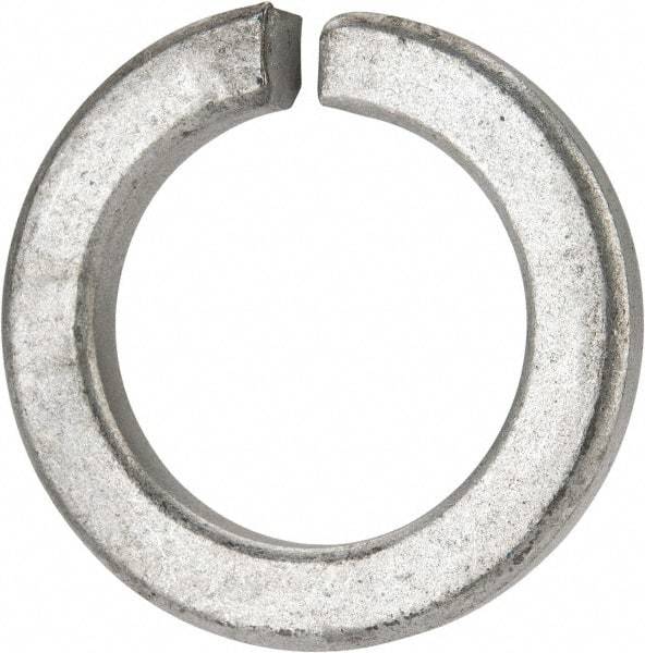 Value Collection - 1-3/4", 1.758" ID, 0.389" Thick Split Lock Washer - Grade 8 Spring Steel, Zinc-Plated Finish, 1.758" Min ID, 1.789" Max ID, 2.679" Max OD - Caliber Tooling