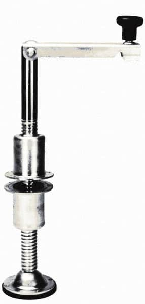 Vestil - 26 Inches Overall Height, 5,000 Lbs. Load Limit Leveling Jack - 4-1/2 Inches to 21-1/2 Inches Height Below Frame, 17 Inch Long Screw Travel - Caliber Tooling