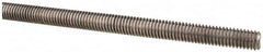 Made in USA - 3/8-16 UNC (Coarse), 6' Long, Low Carbon Steel Threaded Rod - Oil Finish Finish, Right Hand Thread - Caliber Tooling