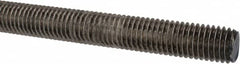 Made in USA - 5/8-11 UNC (Coarse), 6' Long, Stainless Steel Threaded Rod - Right Hand Thread - Caliber Tooling