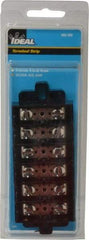 Ideal - 6 Poles, 600 Volt, 60 Amp, -40 to 266°F, Polyester Thermoplastic, Polyester Thermoplastic Multipole Terminal Block - Nickle Plated Brass, 22 to 6 AWG Compatibility, 1-1/4 Inch High - Caliber Tooling