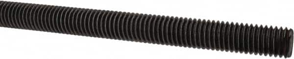 Value Collection - 1/2-13 UNC (Coarse), 6' Long, Alloy Steel Threaded Rod - Plain Finish, Right Hand Thread - Caliber Tooling