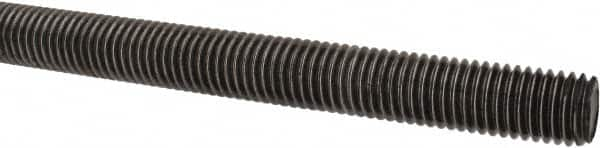 Value Collection - 5/8-11 UNC (Coarse), 6' Long, Alloy Steel Threaded Rod - Plain Finish, Right Hand Thread - Caliber Tooling