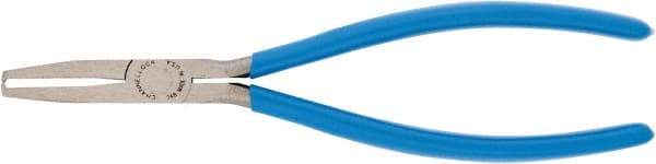 Channellock - 8" OAL, End Cutting Pliers - 1-3/16" Jaw Length x 17/32" Jaw Width, Plastic Dipped Handle - Caliber Tooling