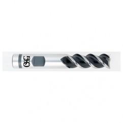 1/4" Dia. - 2-7/16" OAL - Bright VC10-50° Helix - Square End SE EM - 3 FL - Caliber Tooling