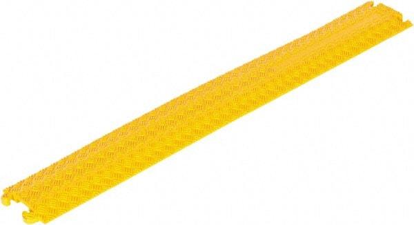 Vestil - 40" Long x 5-1/2" Wide x 3/4" High, Rubber Ramp Cable Guard - 2,200 Lb Load Limit - Caliber Tooling