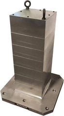 Abbott Workholding Products - 12" Square Fixture Column - Flat Plate Surface, Aluminum Alloy, 19.685" Base Width x 19.685" Base Length x 1.5" Base Thickness - Caliber Tooling