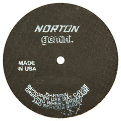 4″ × 1/8″ × 1/4″ Gemini Small Diameter Cut-Off Wheel Type 01 Straight Aluminum Oxide - Caliber Tooling