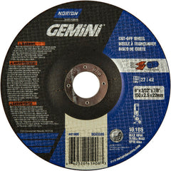 6″ × 3/32″ × 7/8″ Gemini Non-Woven Depressed Center Wheel Type 27 30 Grit - Caliber Tooling